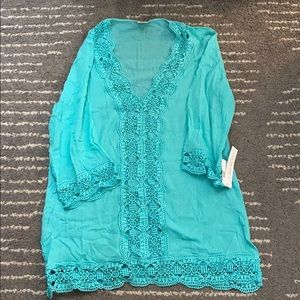 NEW W/ TAGS! La Blanca Turquoise Beach Dress